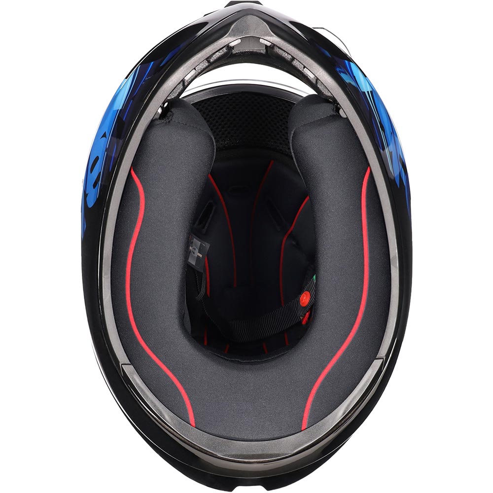 AGV - Casque K1 S Pulse 46 Noir / Multicolore