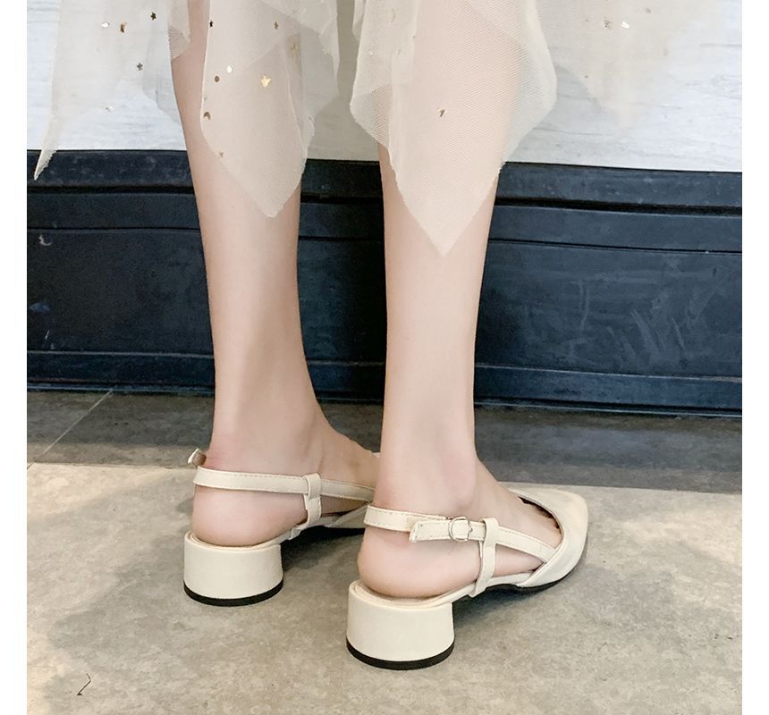 Anjay - Sandalen met dikke hak