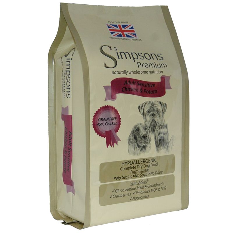 Simpsons Premium Adult Sensitive poulet & pommes de terre