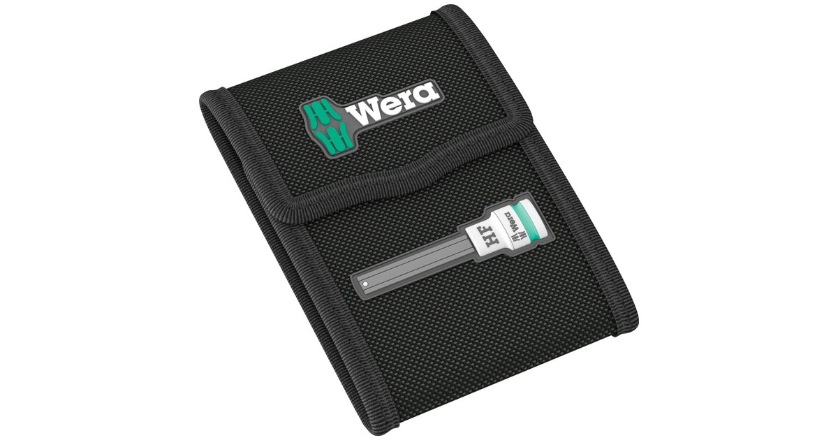 Wera8740 A HF 1 Zyklop Bitdoppen set binnenzeskant dopsleutel  (Zwart/zilver, 5-delig, met vasthoudfunctie, 1/4