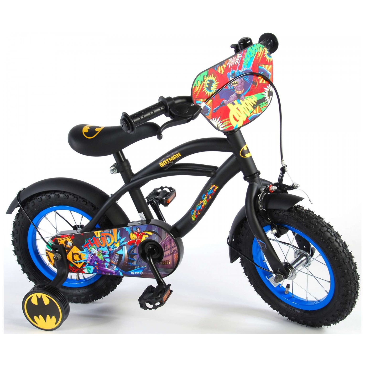 Batman Fiets - 12 inch - Zwart
