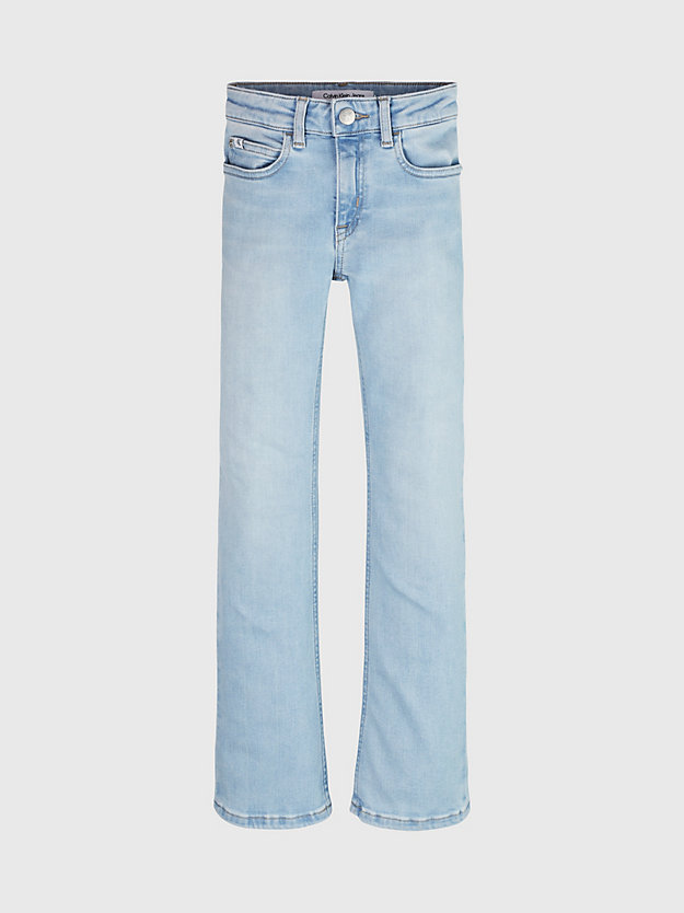 Calça jeans flare de cintura média
