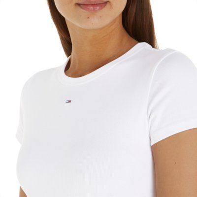 Tee-shirt à manches courtes femme Slim Essential TOMMY HILFIGER