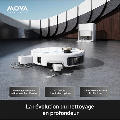 Aspirateur robot Mova V70 Ultra Complete Blanc