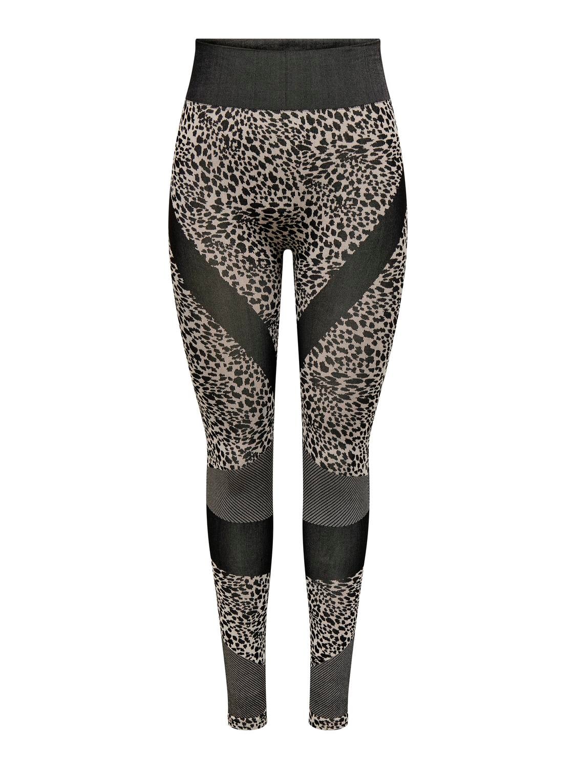 ONPJESSA Hohe Taille Enger Schnitt Sportleggings Pumice Stone