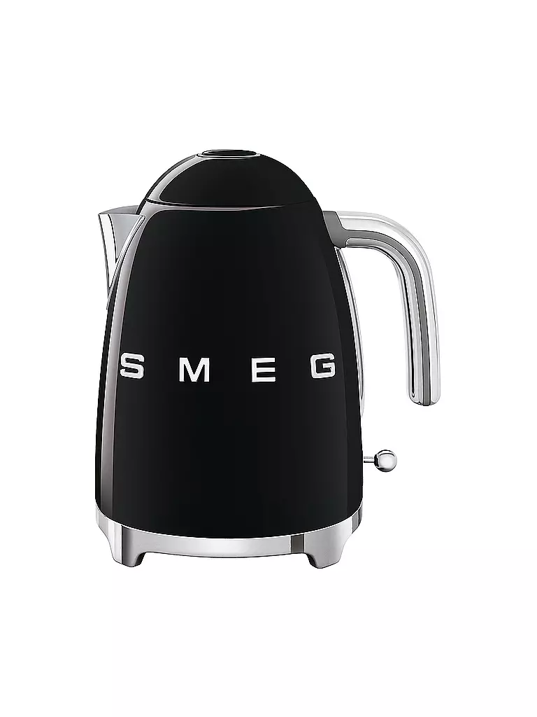 SMEG Wasserkocher 50s Retro Style 1,7l Schwarz KLF03BLEU schwarz