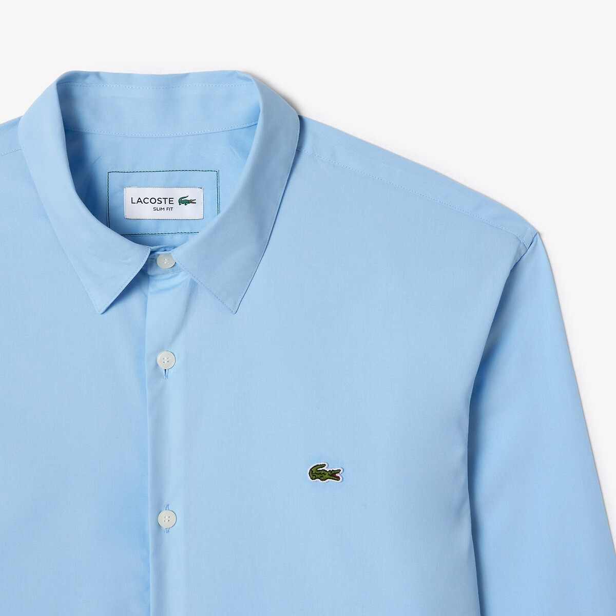 LACOSTE<br>Camisa de popeline de manga comprida