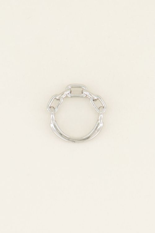 Ring ovale schakels