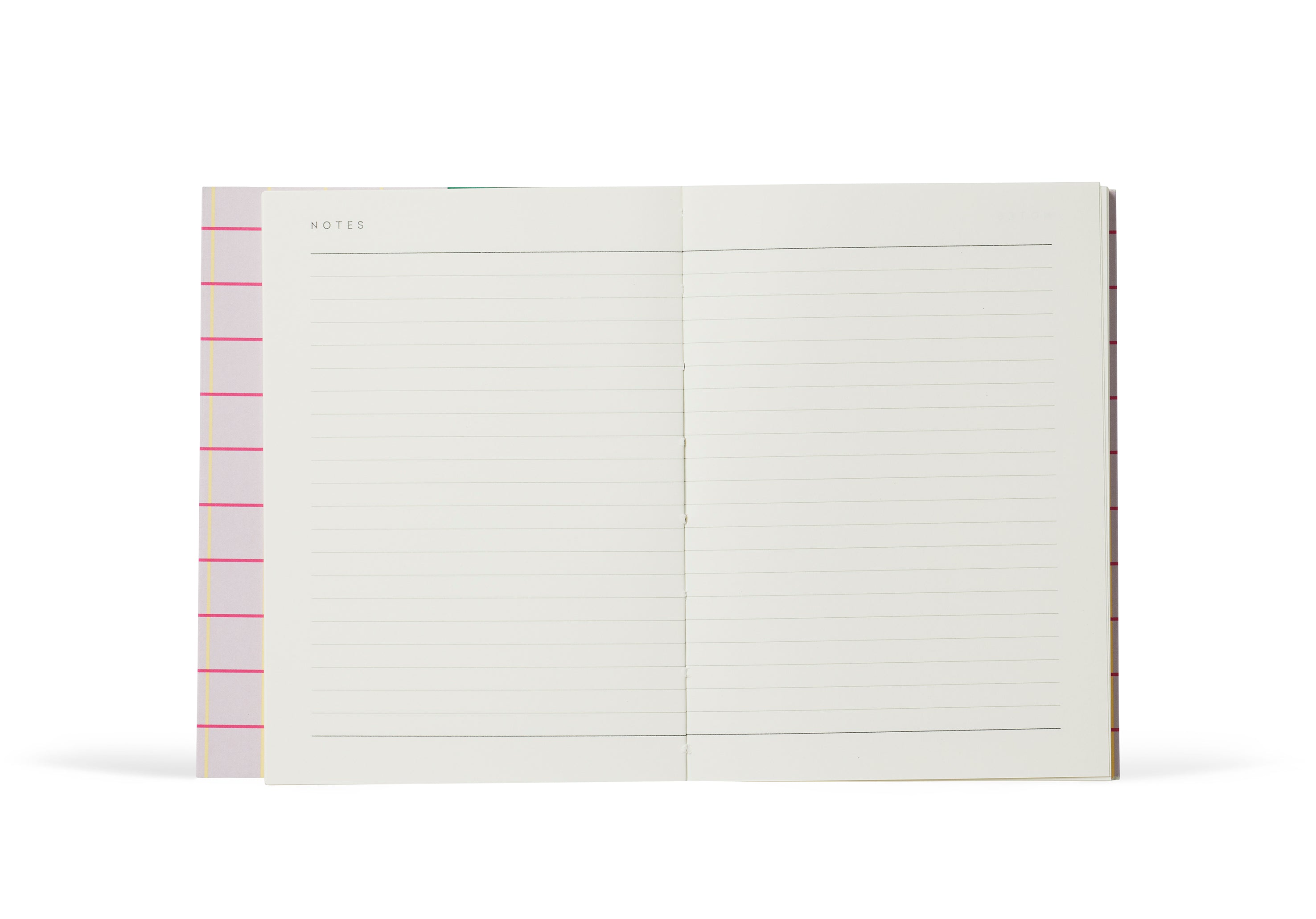 Notem  UMA Flat Lay notesbog, small - Lavender Check