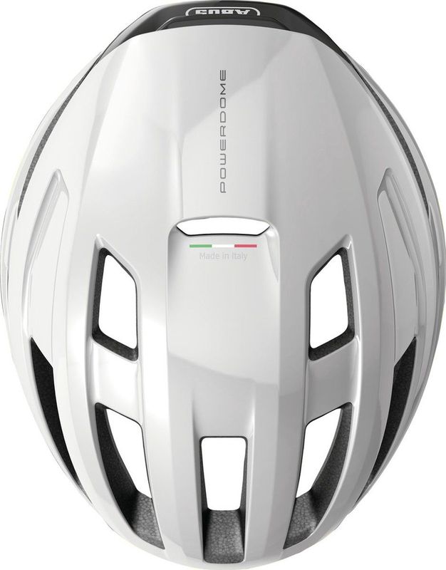 ABUS - PowerDome MIPS - Fietshelm - Wit Glanzend - Lichte Racefietshelm met Ventilatiesysteem