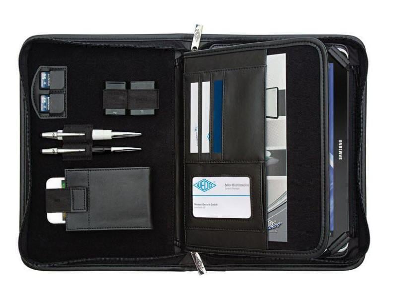 WEDO Tablet Book Cover Organizer A5 Schreibmappe A5 mit Platz für Ihren Tablet-Computer