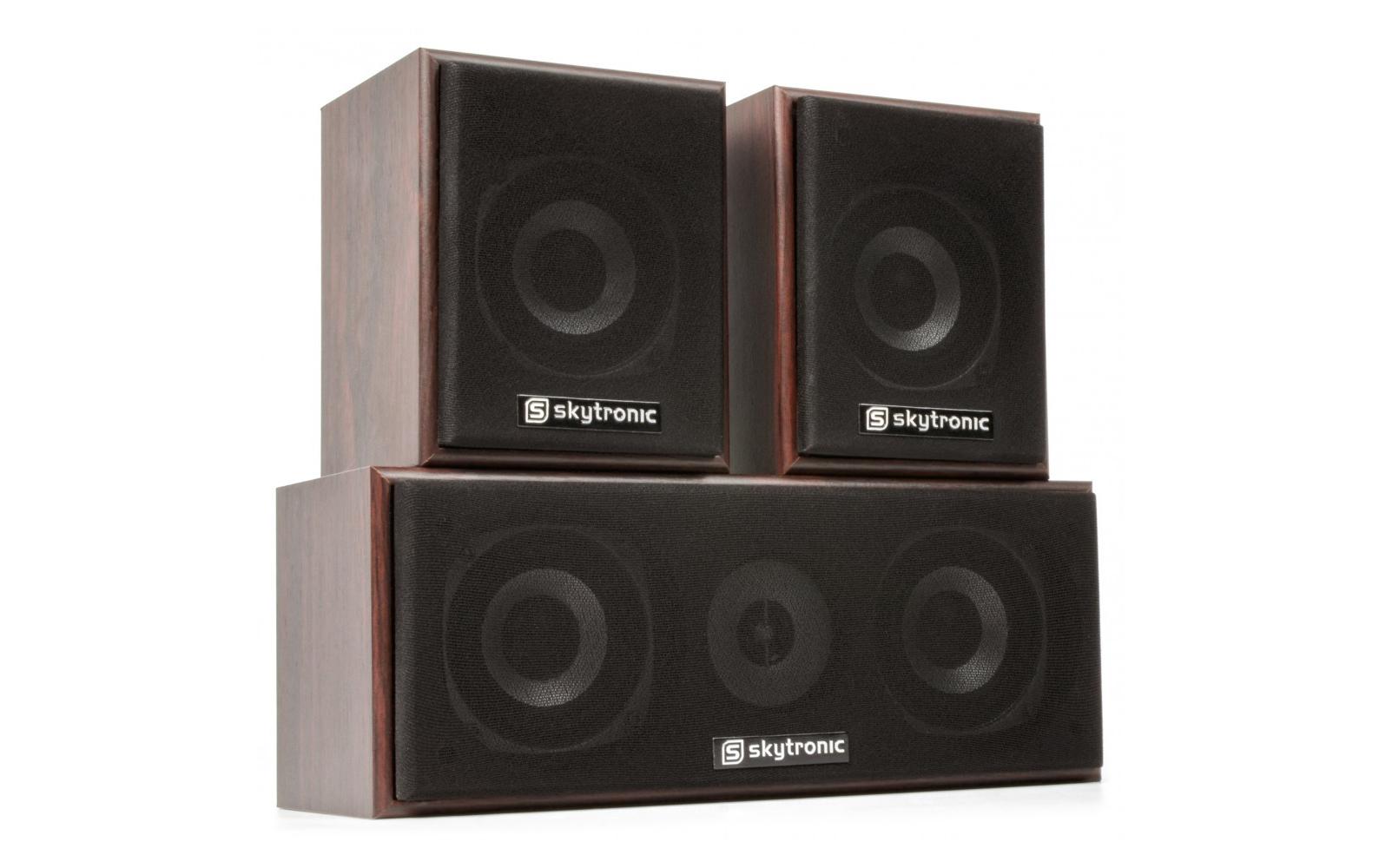 Standlautsprecher HF5W Braun<br>3-Wege-Frontlautsprecher bieten ein grossartiges Heimkinoerlebnis