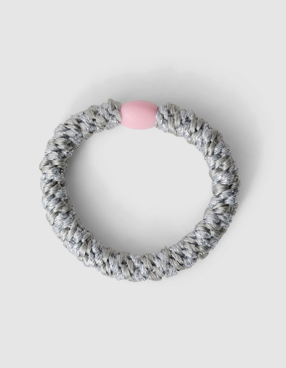 Lurex Haarelastiek Grijs