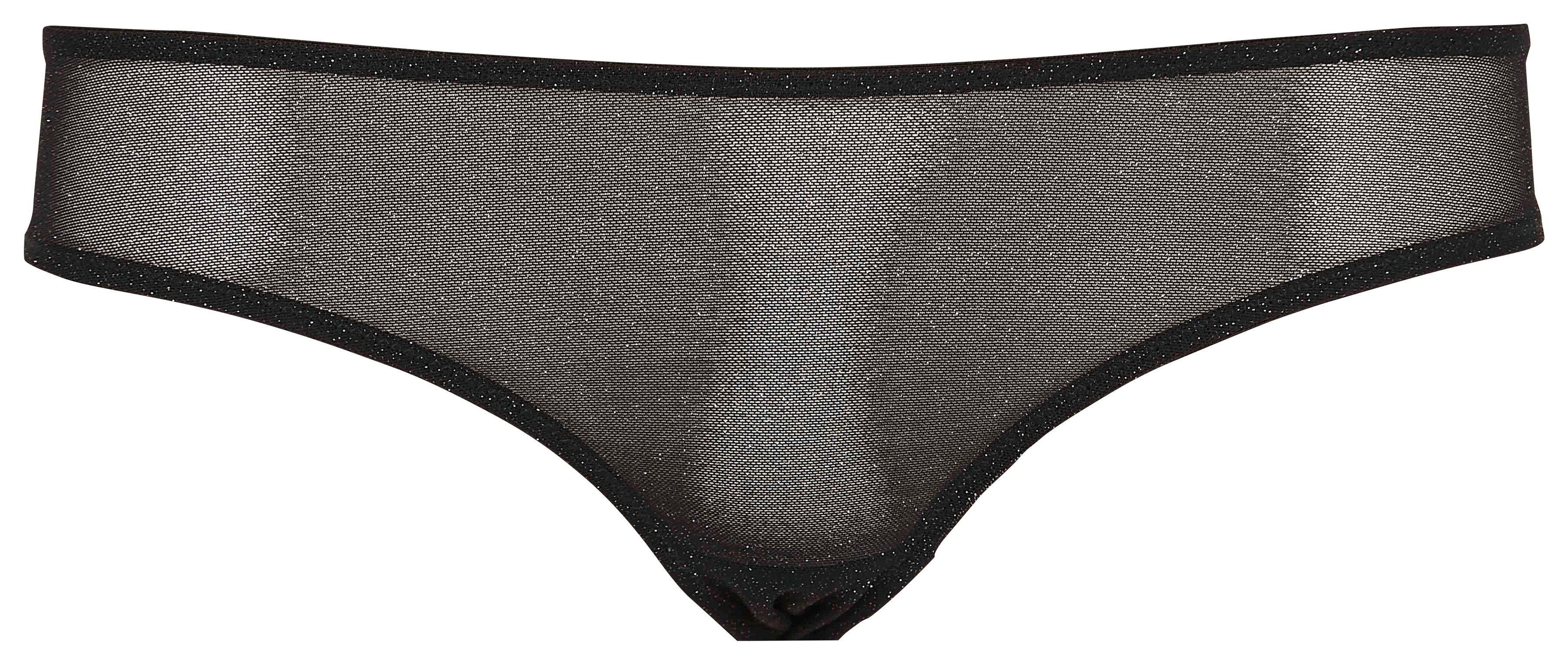 LARA - Culotte effet métallisé| Noir