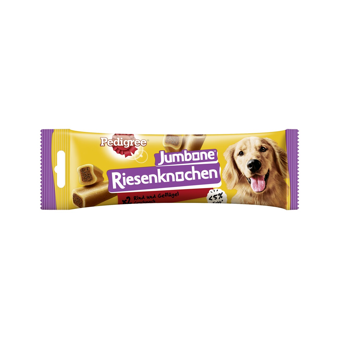 Pedigree Jumbone Riesenknochen mit Rind und Geflügel 12x 2 Stück