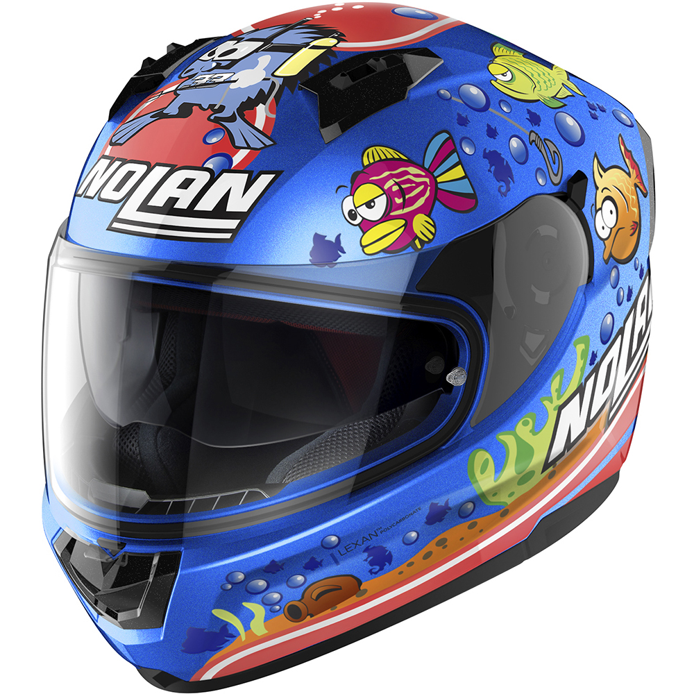 Nolan - Casque N60-6 Gemini Replica Marco Melandri Aquarium Bleu / Multicolore