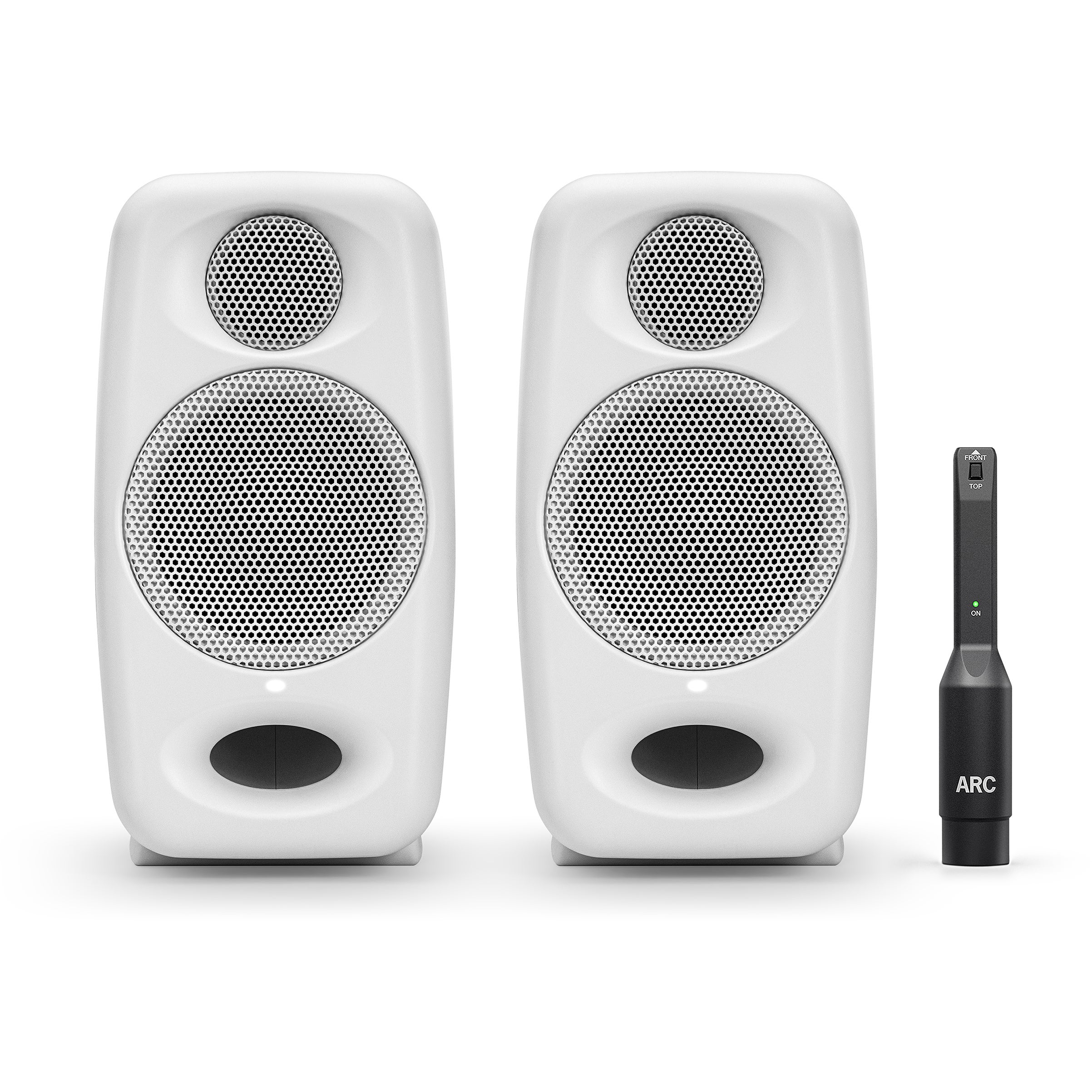 IK Multimedia iLoud Micro Monitor Pro White (set van 2 + microfoon)