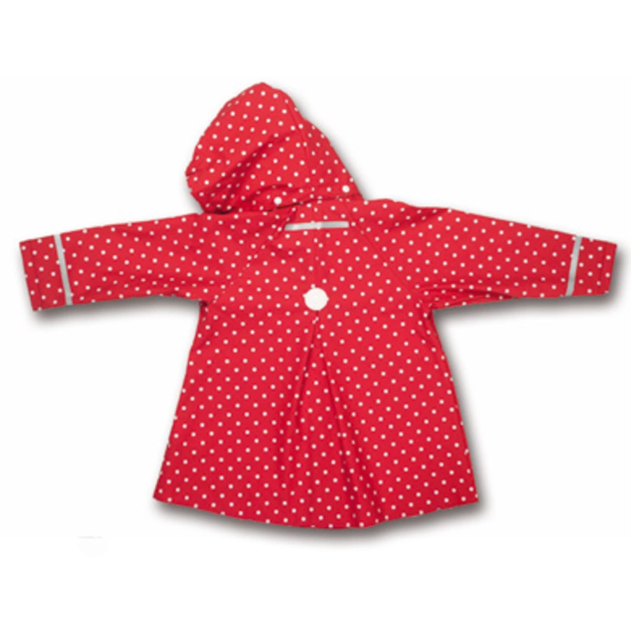 Playshoes Girls Regenmantel Punkte rot