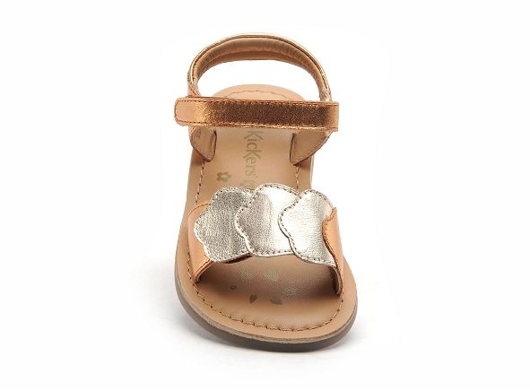 Kickers nu pieds enfant dyastar orange