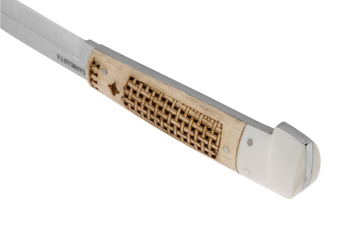Condor Samicarta Knife CTK2860-38SK, 14C28N, Hickory, bushcraftmes