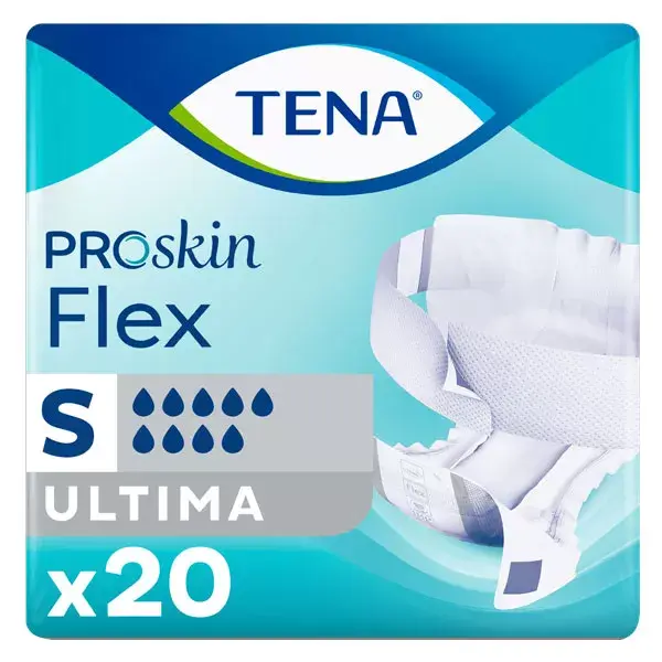 Tena Proskin Flex Change Avec Ceinture Ultima Taille S - 20 unités