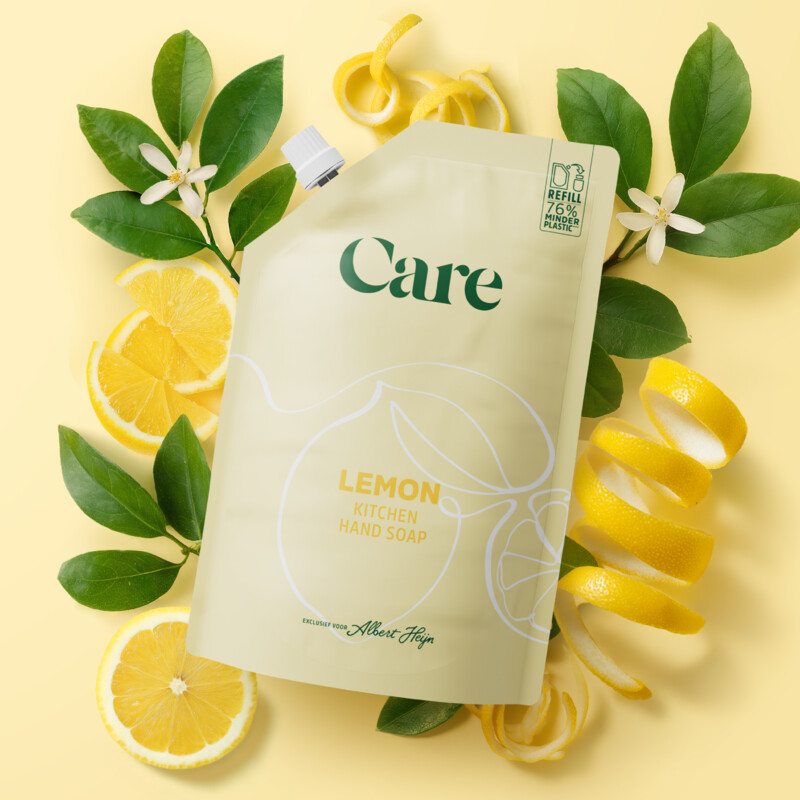 Care Lemon kitchen hand soap refill