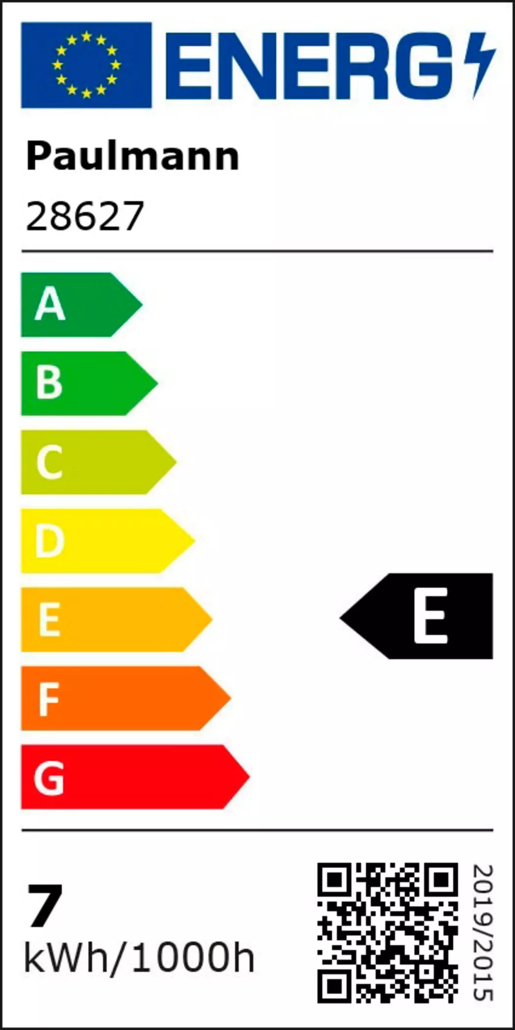 LED-Globeform E27/7 Watt/Energie E