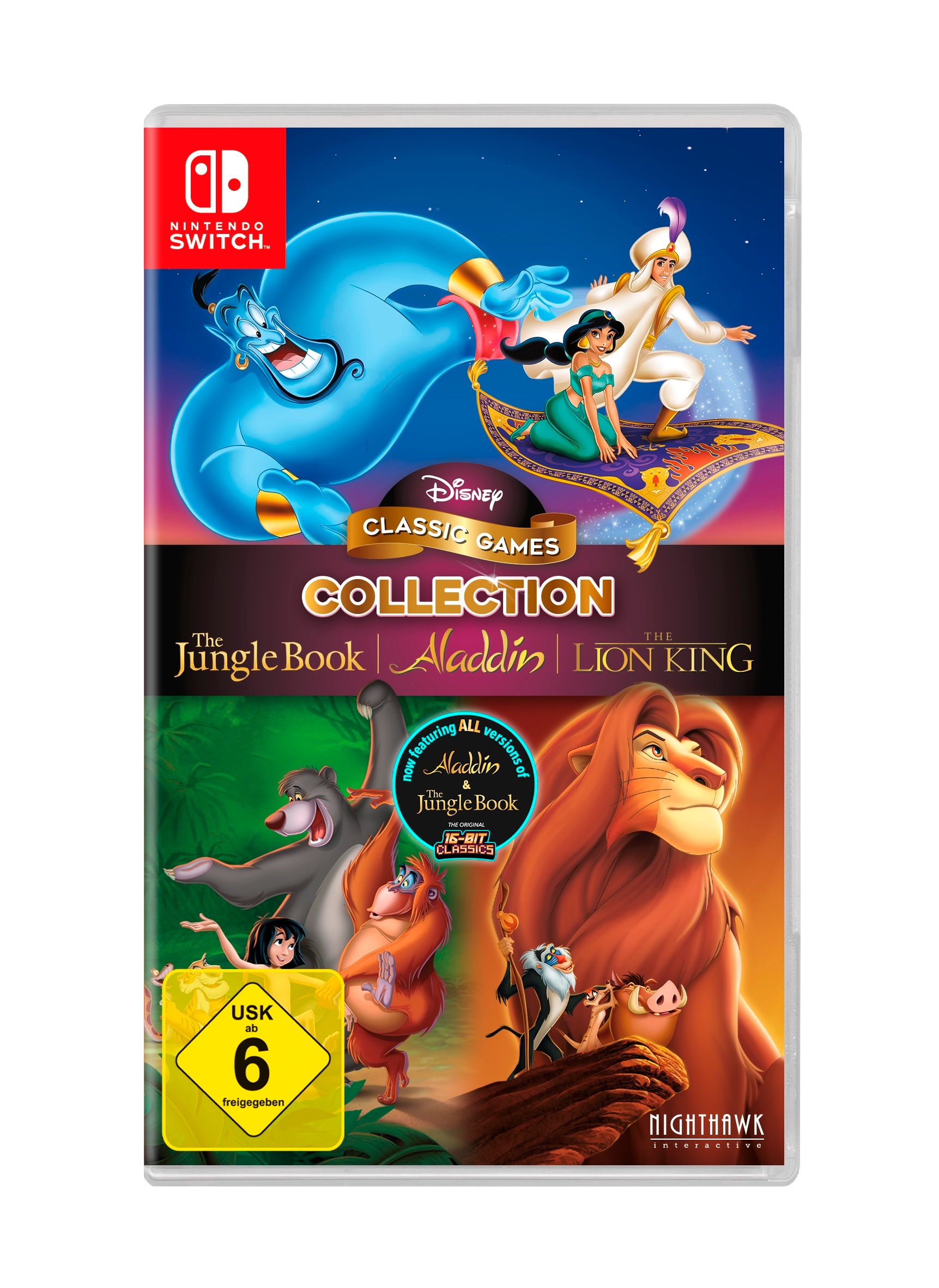 Disney Spielesoftware »Disney Classic Games - Jungle Book, Aladdin, Lion King« Nintendo Switch