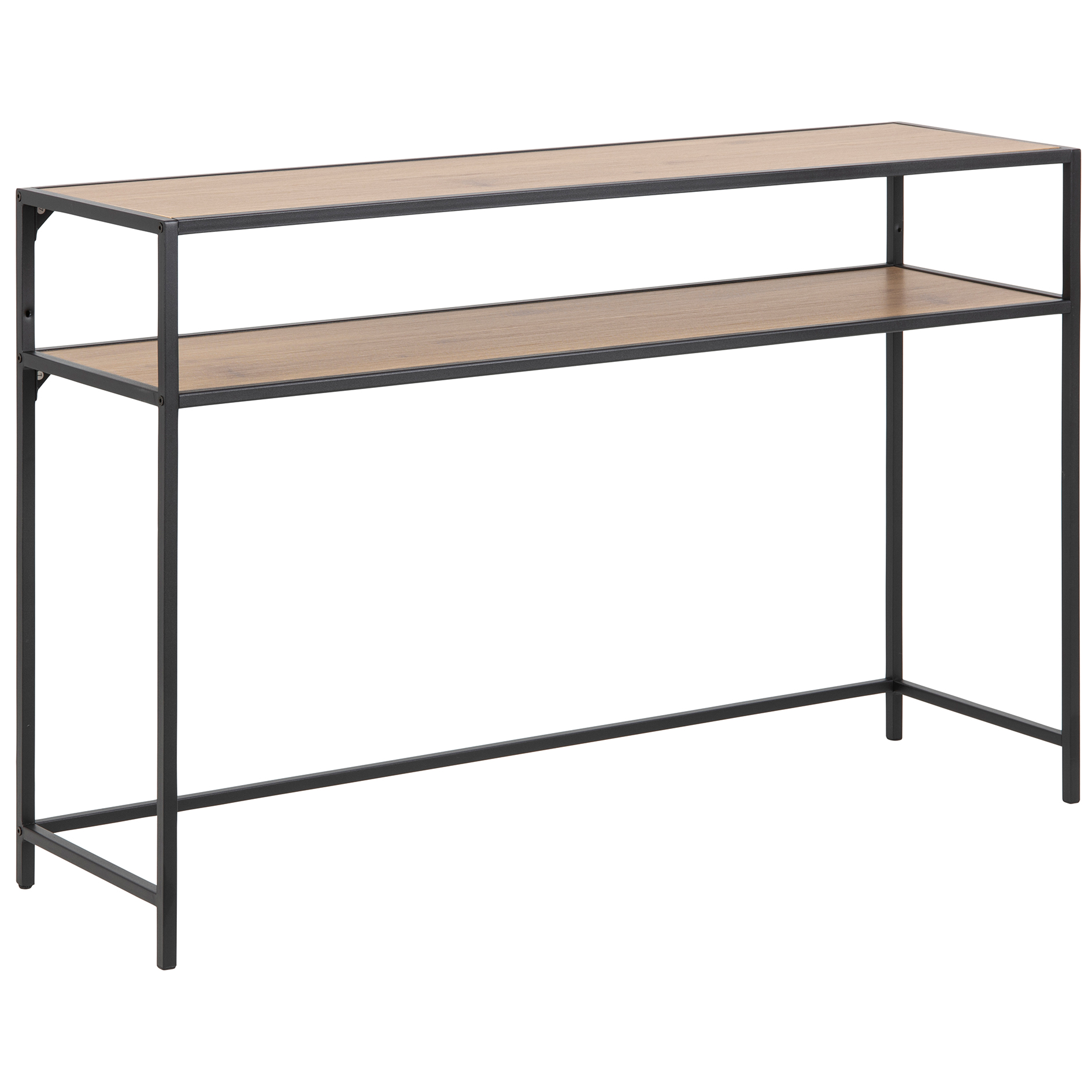 Konsolentisch SEAFORD - schwarz-Wildeiche - 120 cm