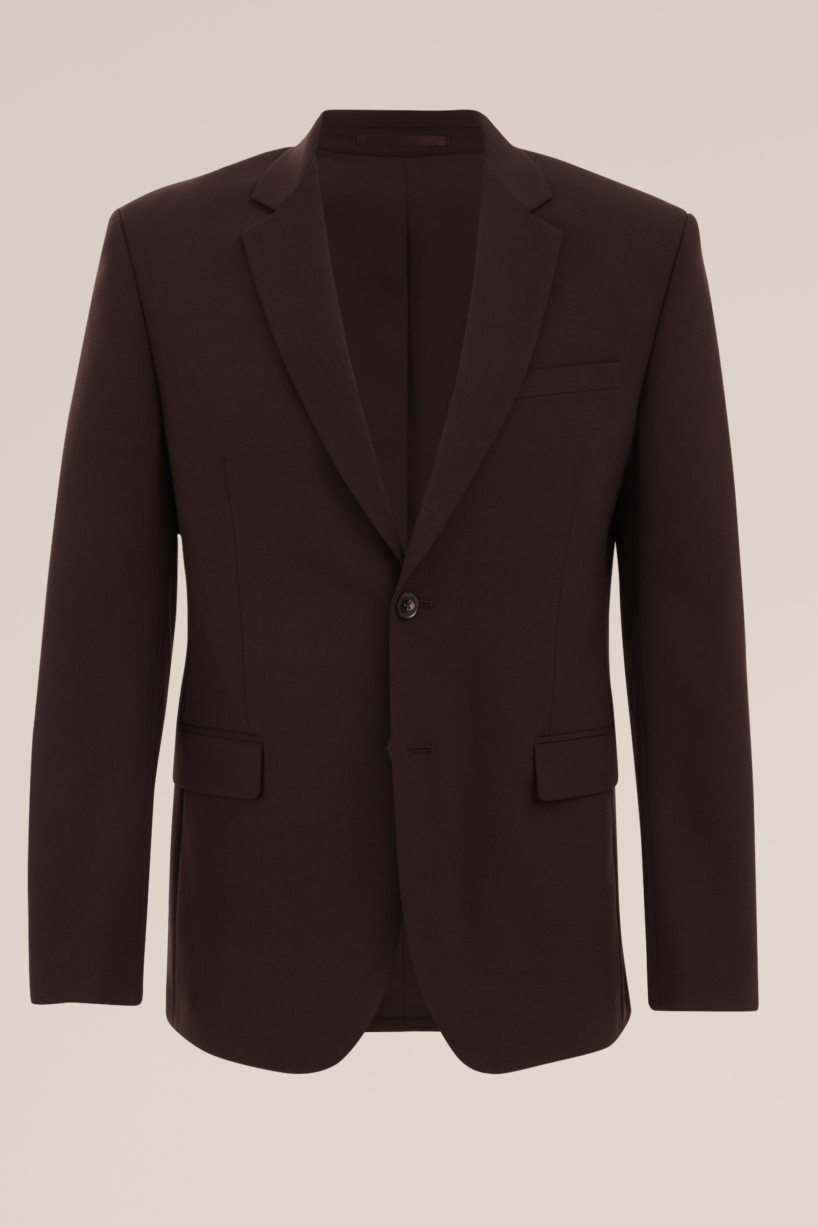 slim fit blazer Fundamentals Roestbruin