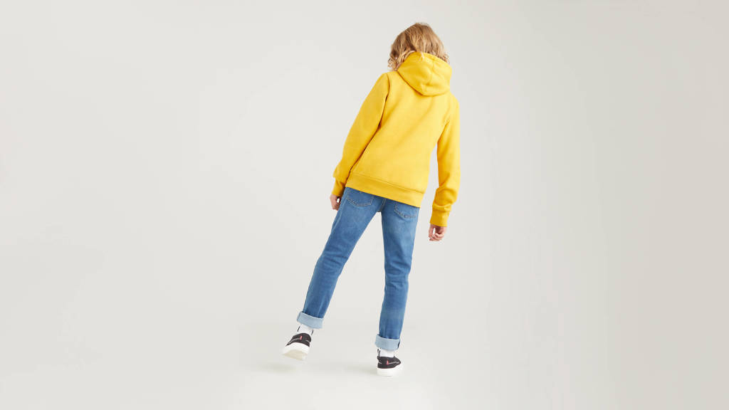Levi's sweater Batwing met logo warmgeel