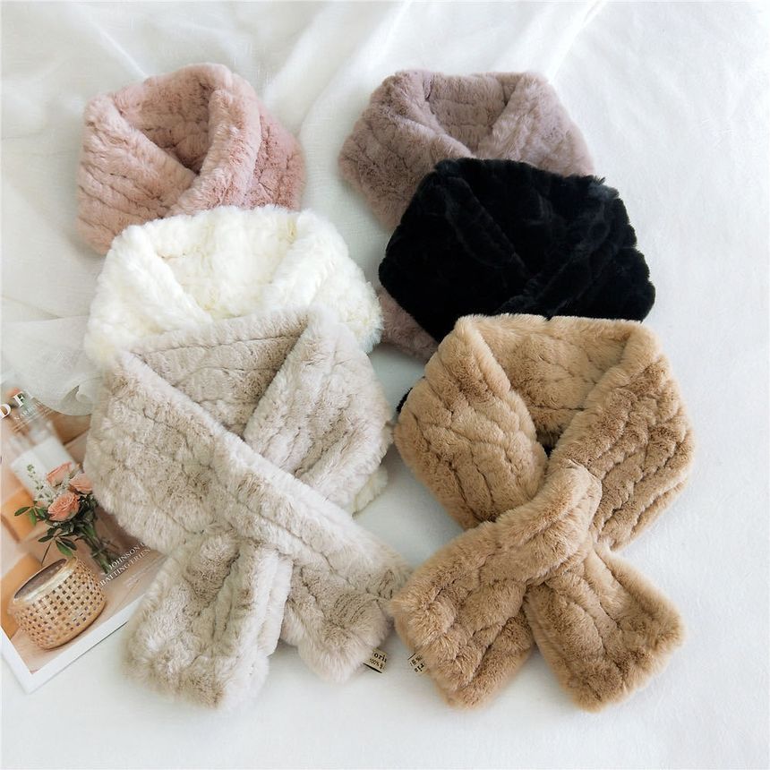 FROME - Effen Chenille Sjaal