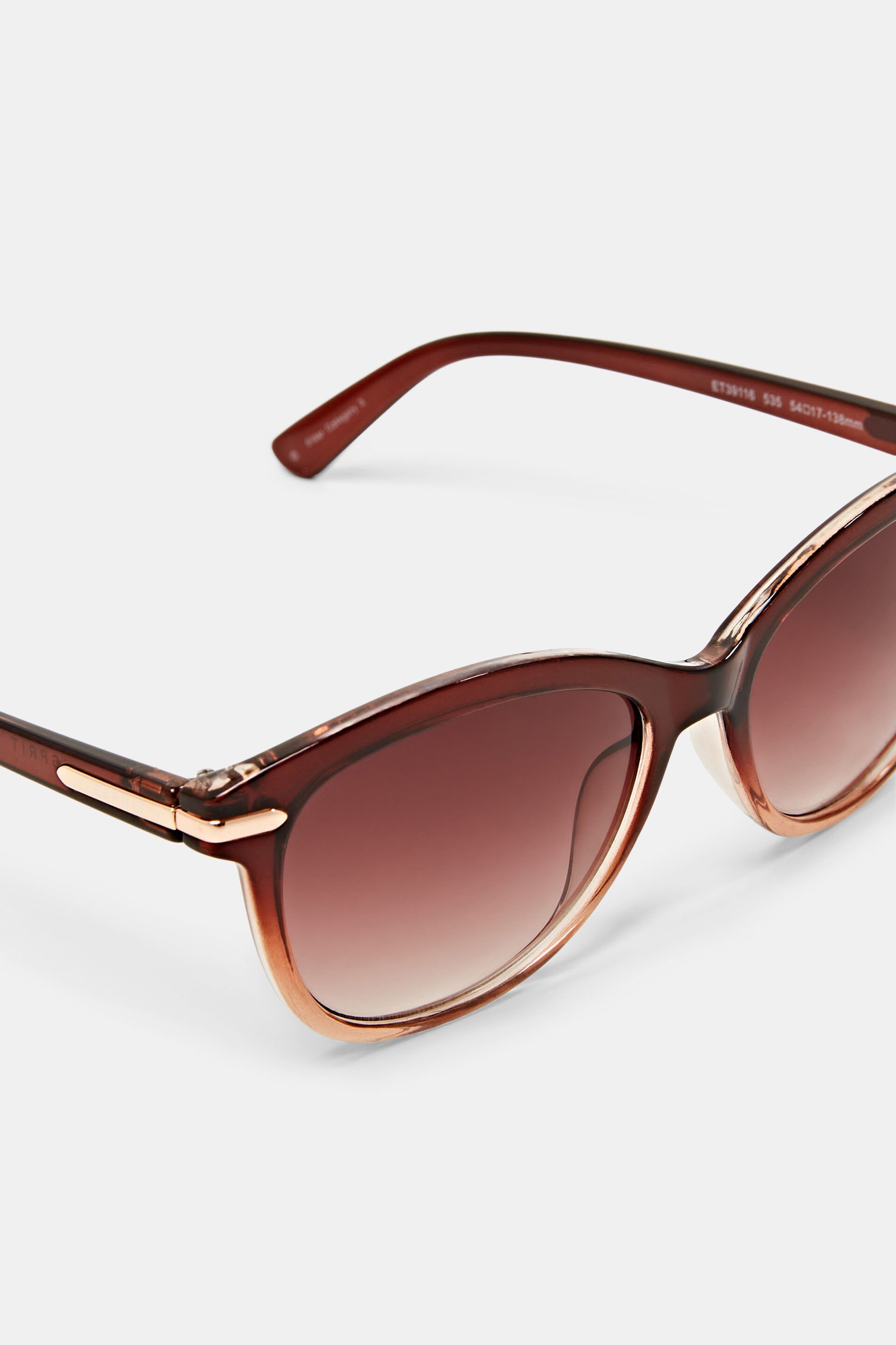 Lunettes de soleil à dégradé de couleurs