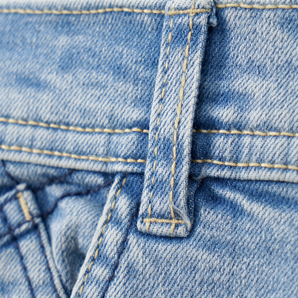 Topolino Jungen Straight-Jeans mit Ziernähten hellblau