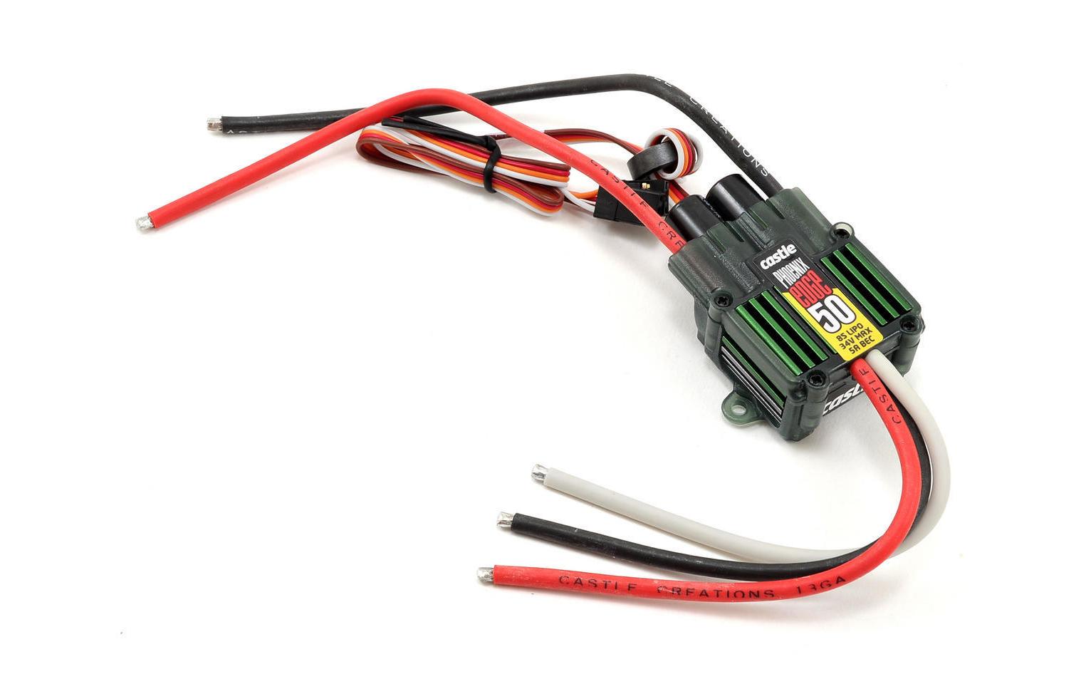Regler Phoenix Edge 50<br>Brushless Regler für Helis mit Aufzeichnungs-Funktion