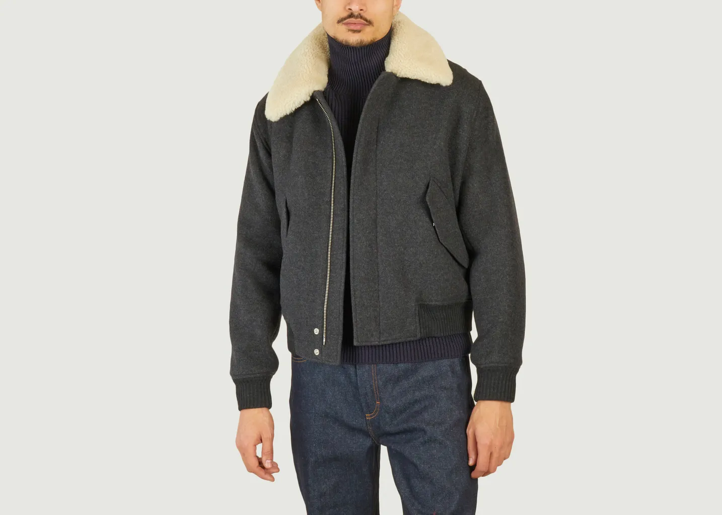 Blouson Col Moouton AMI Paris