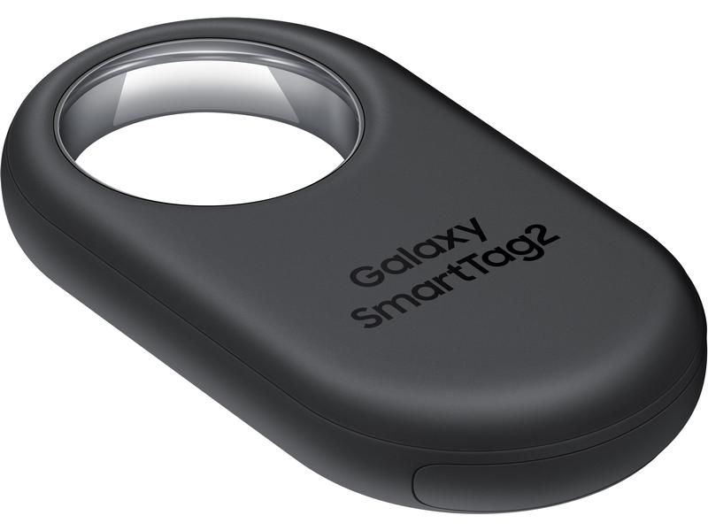 Samsung Galaxy SmartTag2 Schwarz Kompakter Schlüsselfinder für Samsung Galaxy Smartphones und Tablets