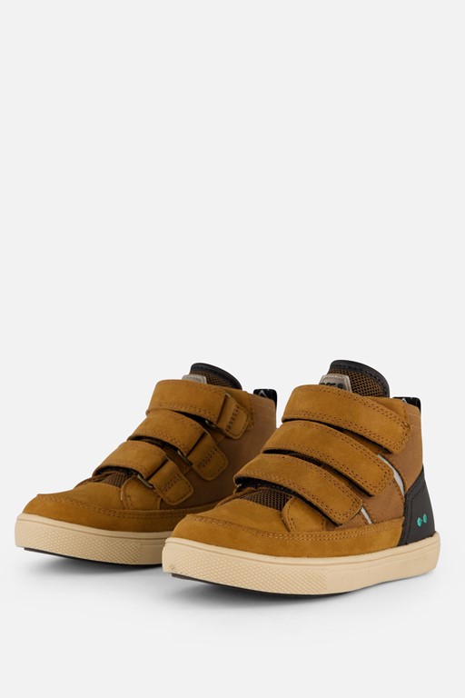 BunniesJR Velcro Sneakers cognac Leer