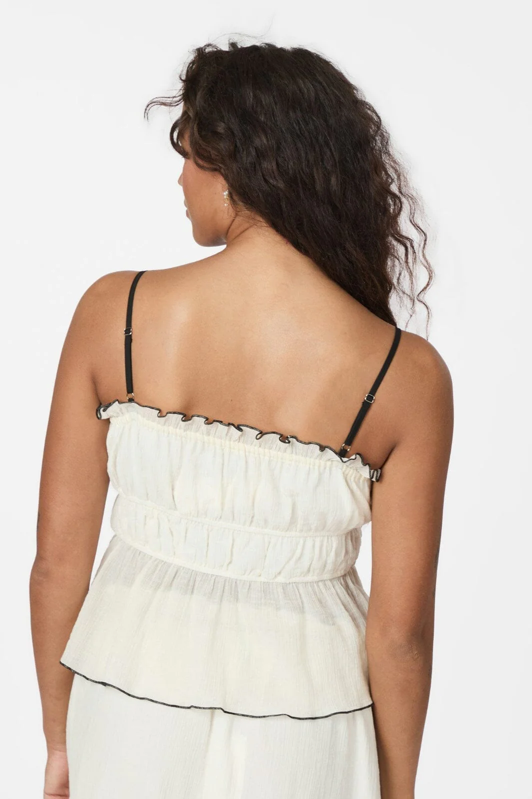 Neo Noir Emberly Crepe Top 165824