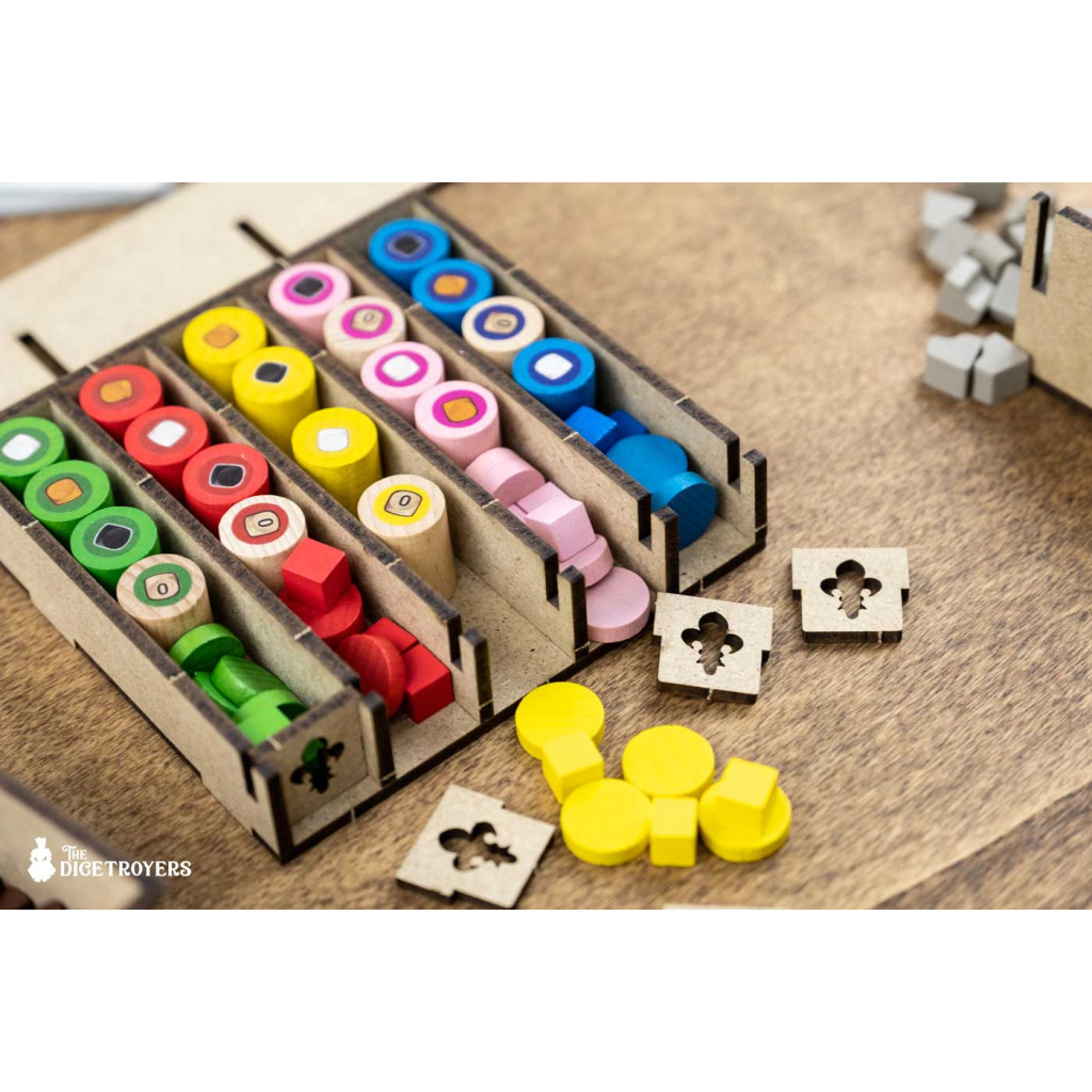 Rangement pour Boîte Dicetroyers - Lorenzo Le Magnifique - L'intégrale