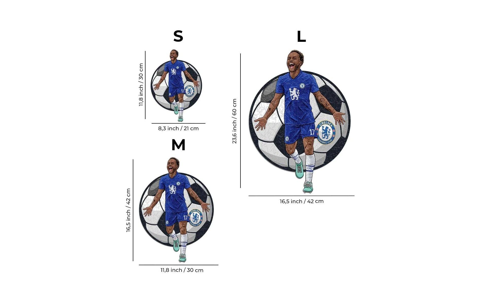 Puzzle »Iconic Chelsea FC – Raheem Sterling«