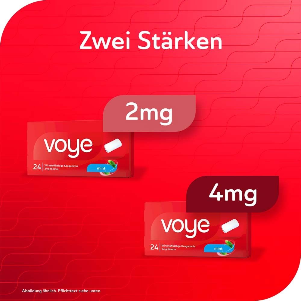Voye Mint 2mg wirkstoffhaltiges Kaugummi