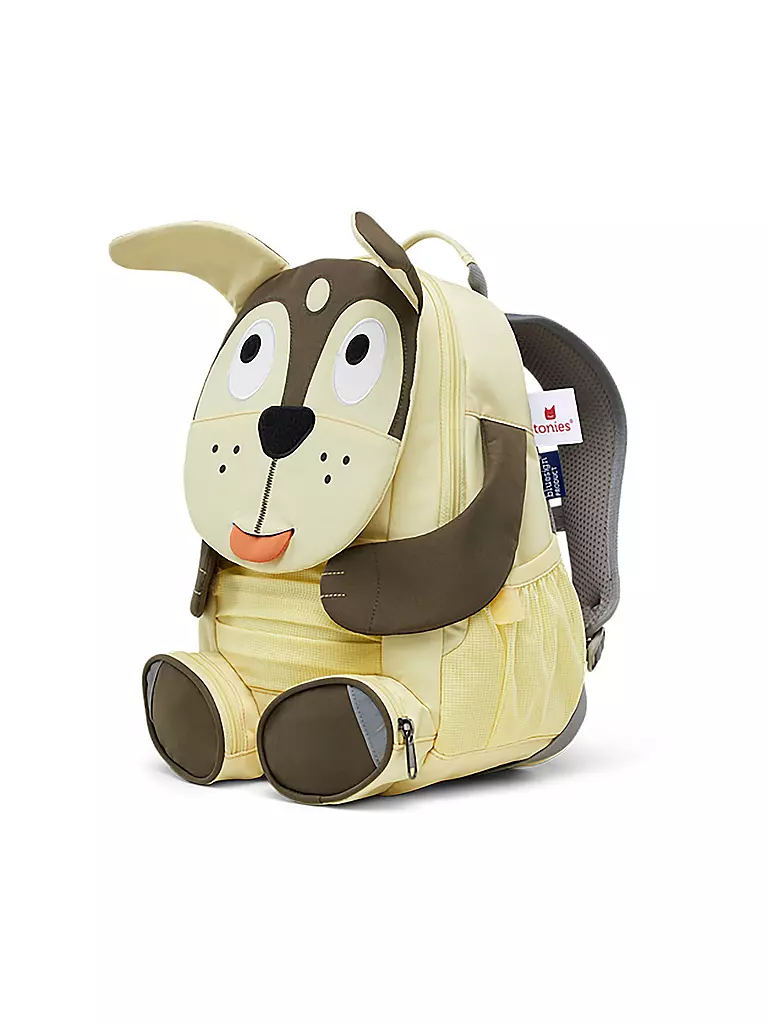 AFFENZAHN Kinder Rucksack Große Freunde - Tonie Hund creme