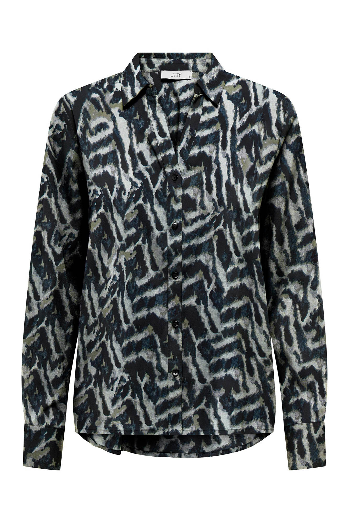 Camisa estampada com botões