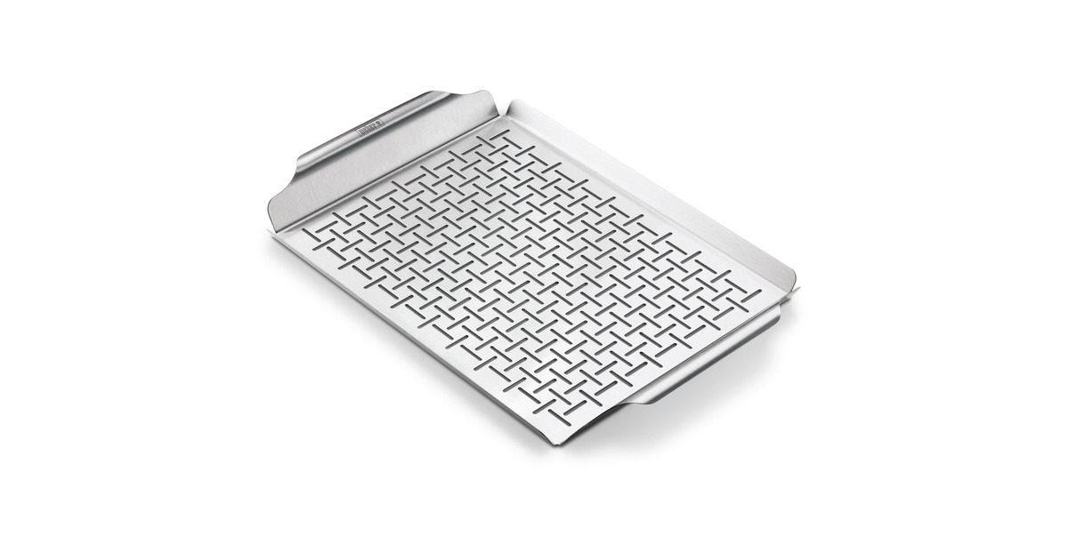 WeberDeluxe Grillpan grillkorf  (Zilver)