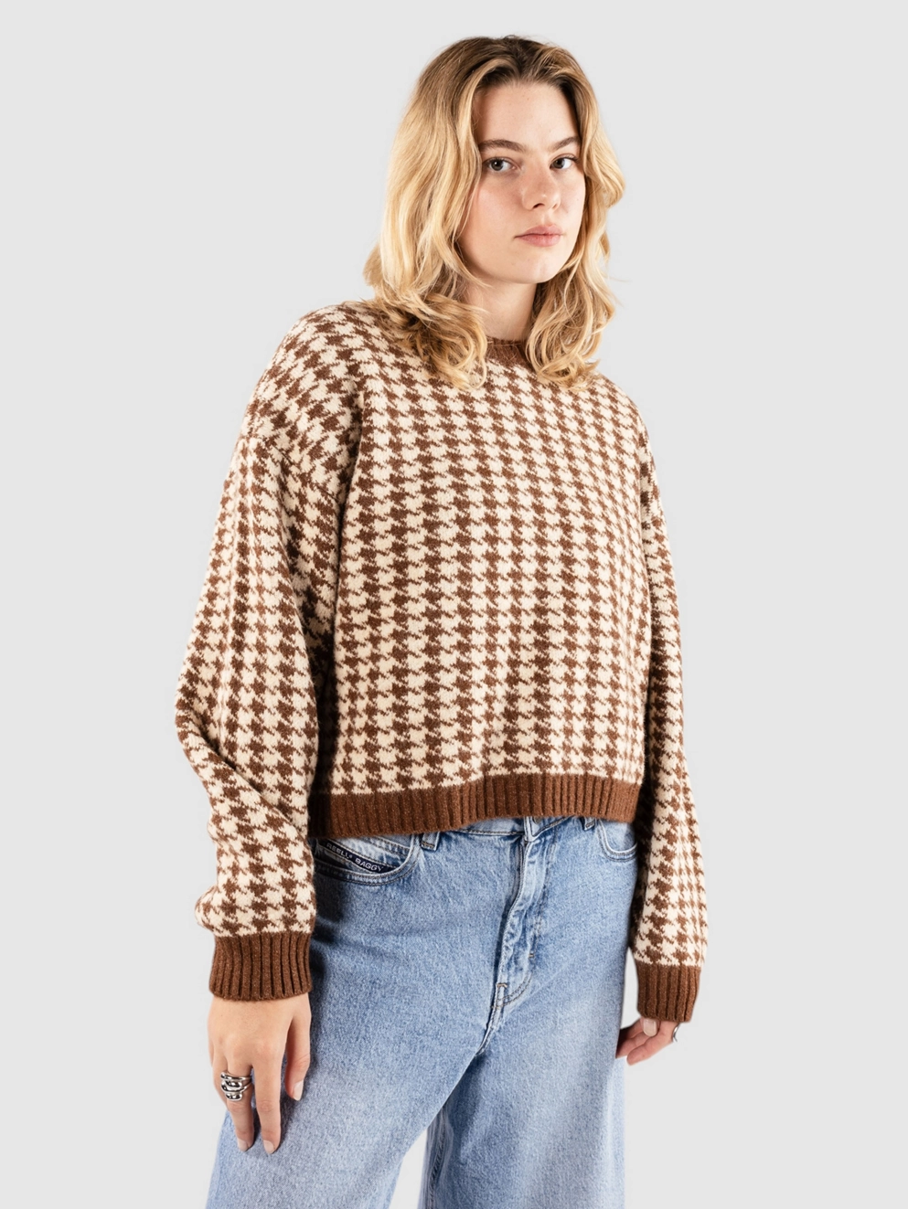 RVCA Prep Pullover mocha bisque