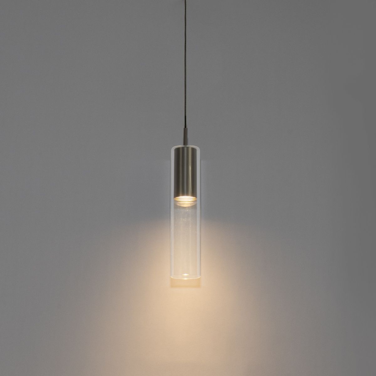 Moderne hanglamp gunmetal voor railsysteem 1-fase - Iconic Lloyd