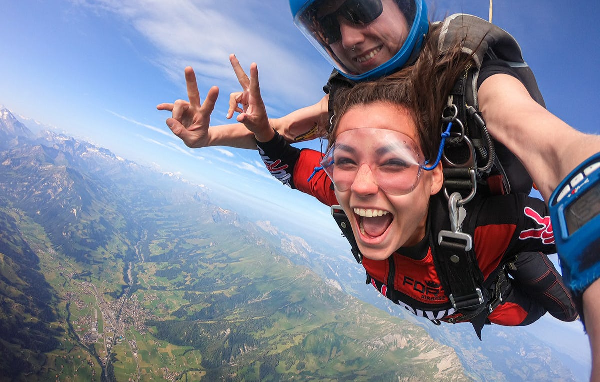 Skydiving in Reichenbach als Geschenkidee