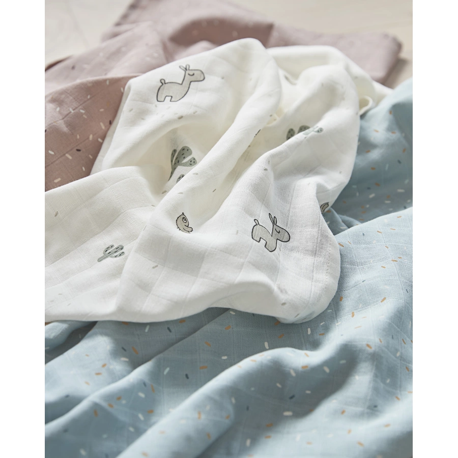 Done by Deer™ Mullwindel Wrap 2-er Pack Lalee Sand