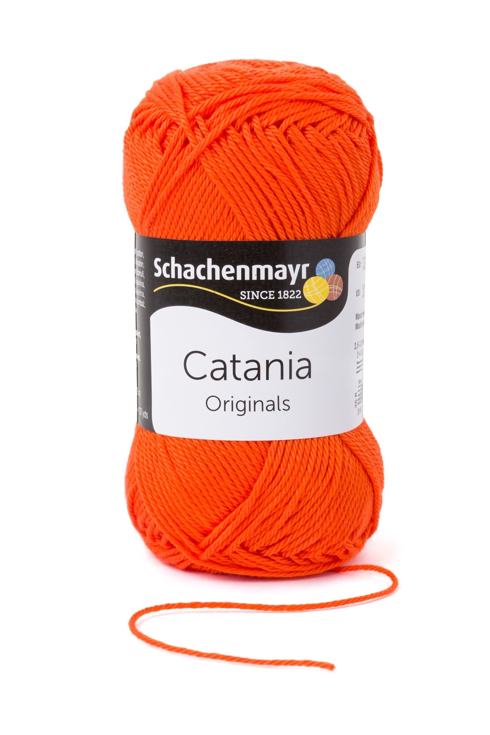 Wolle CATANIA - orange - 50g